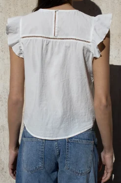 Blusa con rouches
