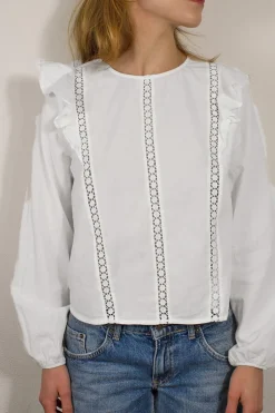 Blusa con rouches