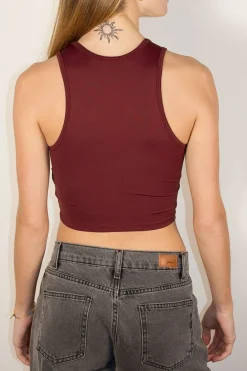 Crop top all'americana