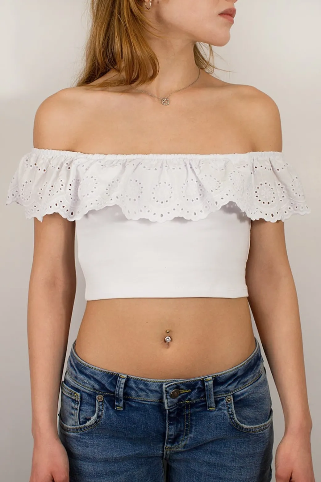 Crop top San gallo