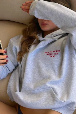 Felpa Non mi serve altro