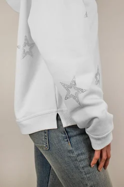 Felpa Stelle Strass