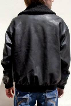 Giacca bomber ecopelle