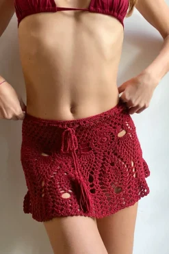 Gonna crochet con nappine