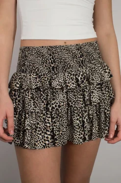 Gonna pantalone mini balze