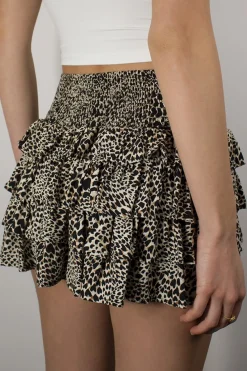 Gonna pantalone mini balze