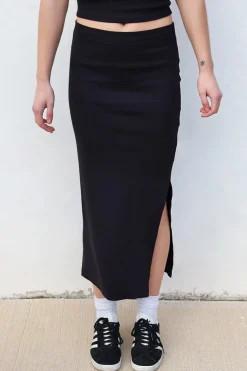 Gonna spacco laterale