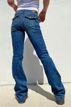 Jeans flare low waist