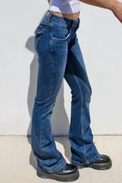 Jeans flare low waist