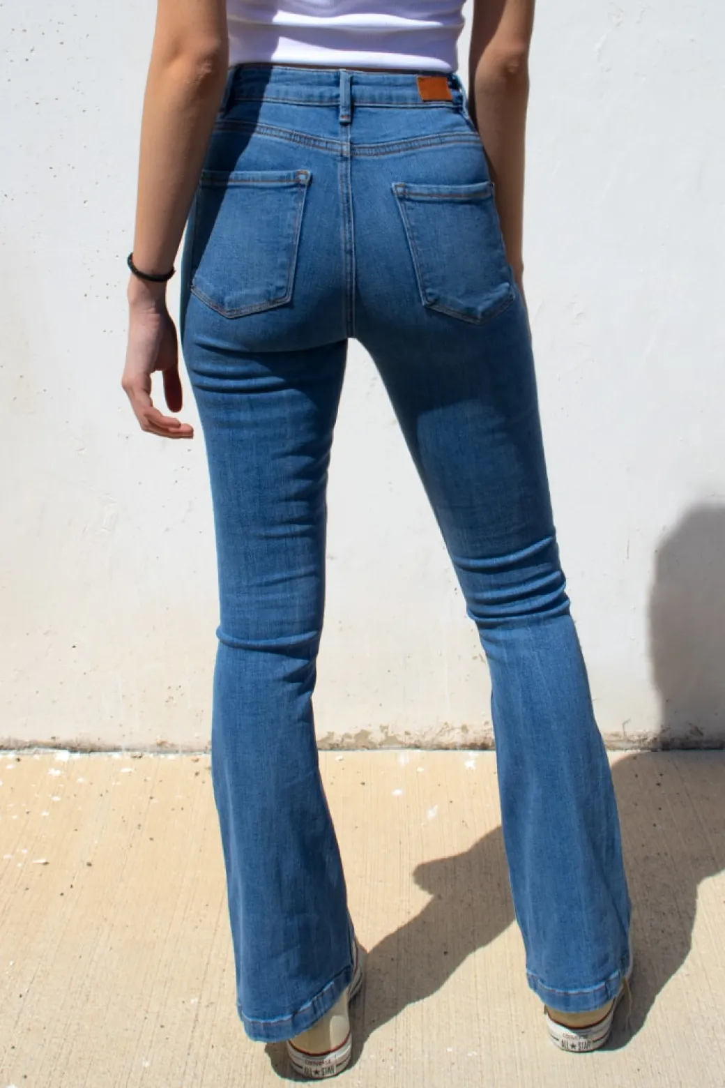 Jeans flare low waist