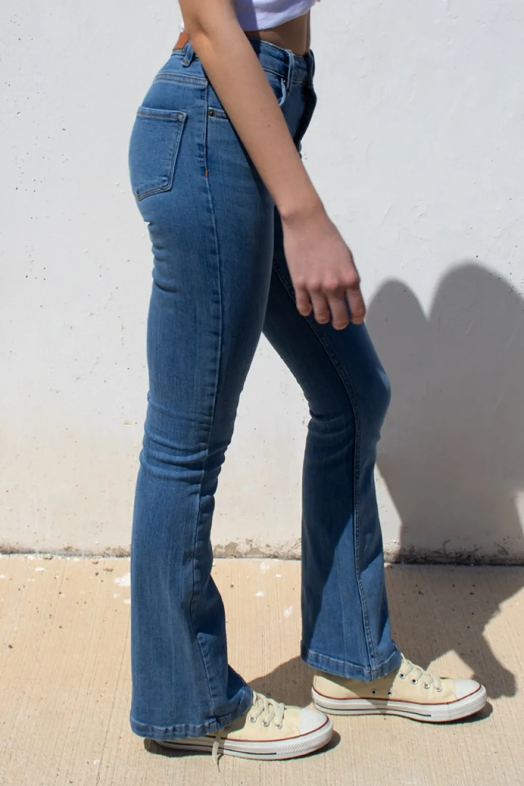 Jeans flare low waist