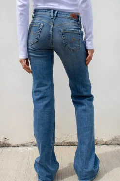 Jeans flare low waist