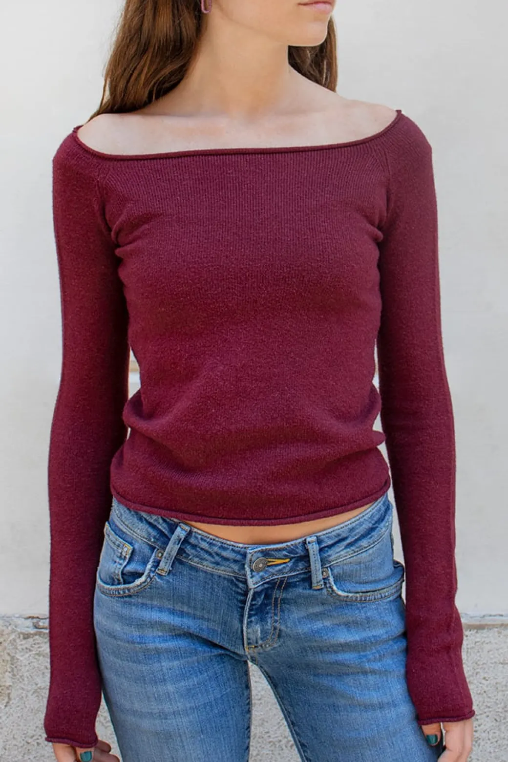 Maglione barchetta
