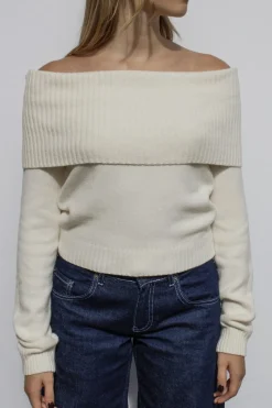 Maglione off-shoulders
