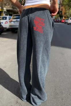 Pantaloni tuta wide-leg don't waste your tears