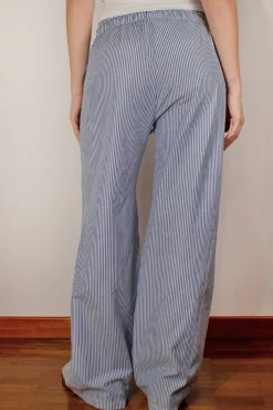 Pantaloni wide leg con coulisse