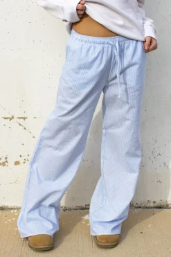 Pantaloni wide leg con coulisse