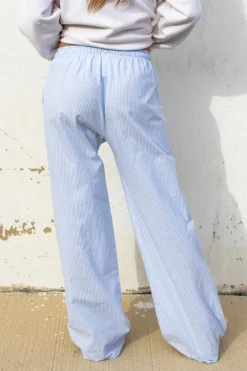 Pantaloni wide leg con coulisse