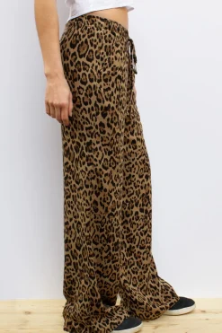 Pantaloni wide-leg con coulisse