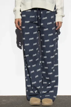 Pantaloni wide-leg con coulisse