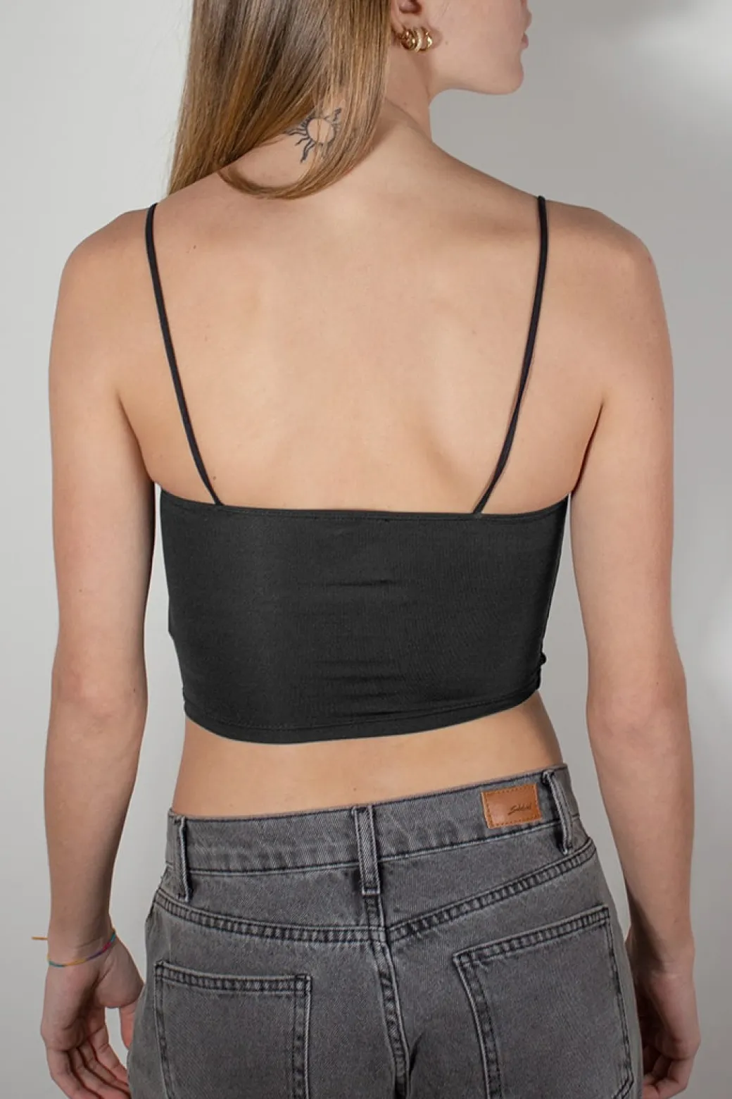 Top bretelline elasticizzate