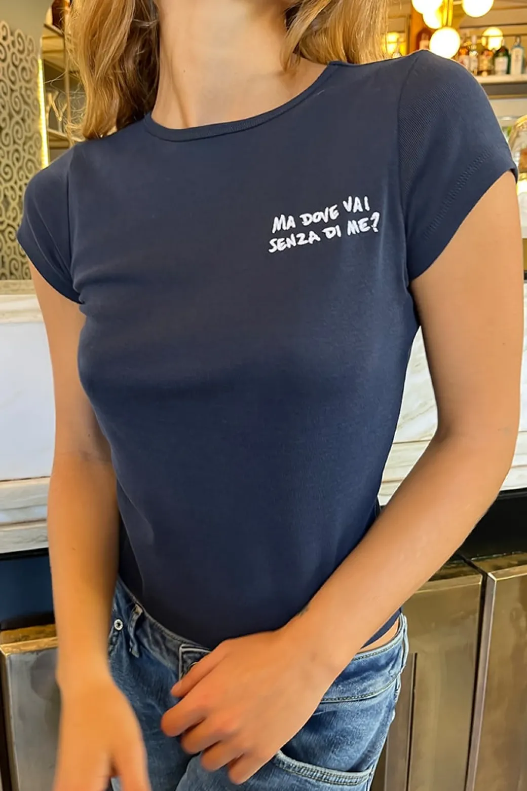 T-shirt Ma dove vai senza di me